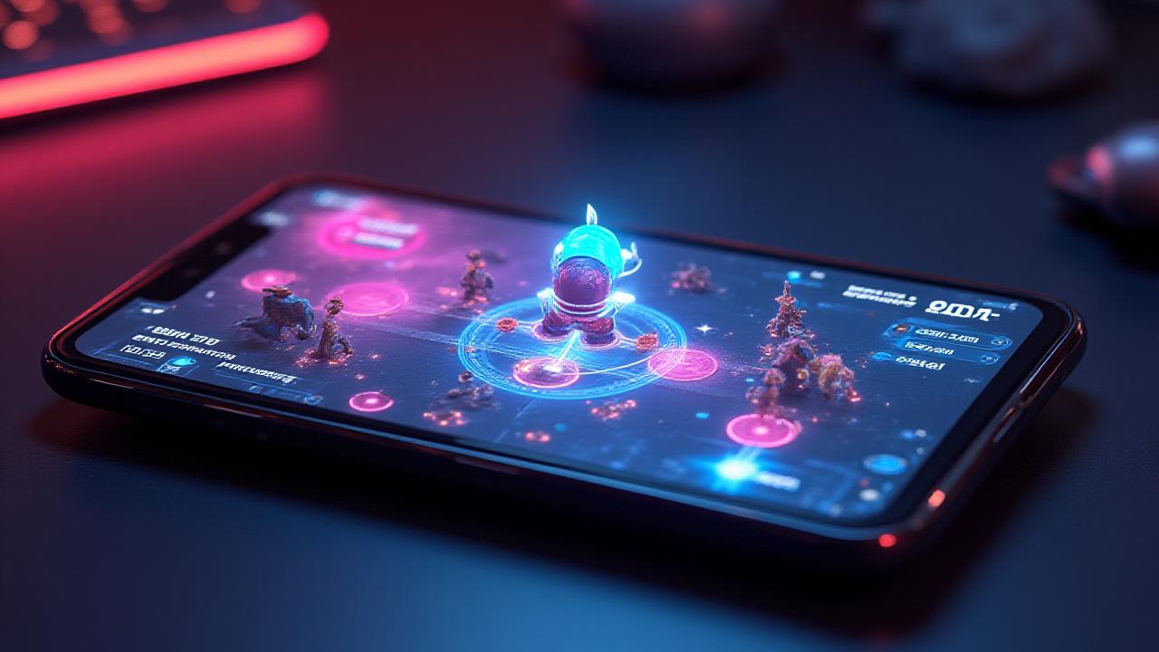 Screenshot of a mobile game prototype with vibrant UI elements and an engaging in-game scene, demonstrating core mechanics.