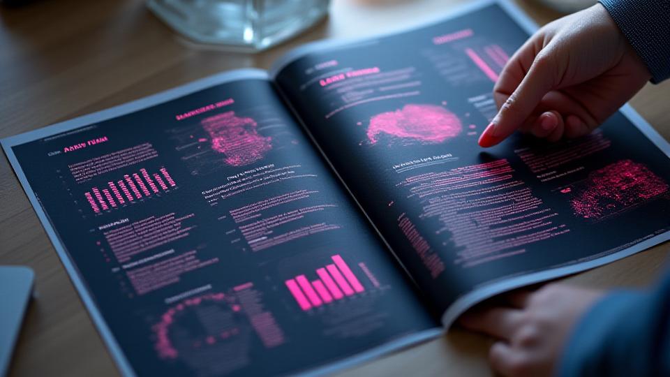 Mockup of a strategic document for 'Project Nomad' global launch, showing charts and market data.